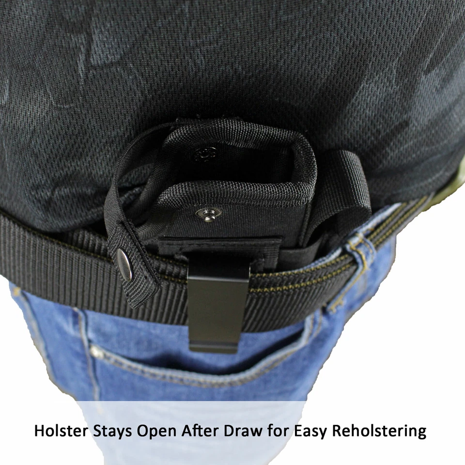 Concealed Carry IWB Pistol Holster Holster OWB Car Holster with Mag Slot - Image 4 of 4