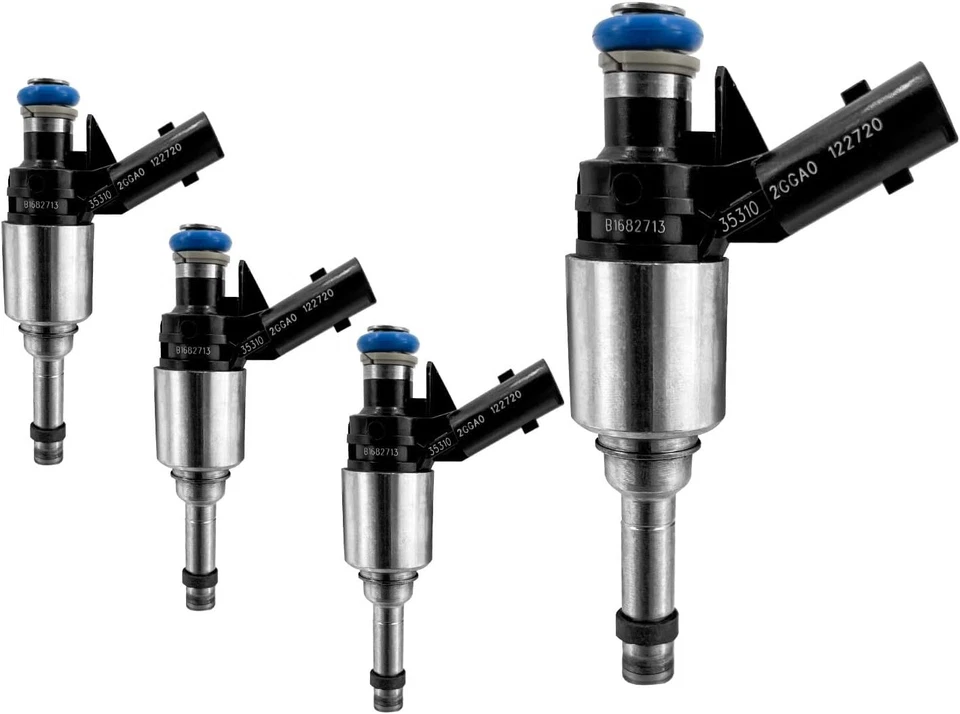 4Pcs New Fuel Injector For 2015-2017 Hyundai Sonata 2016-2018 Kia Sorento 2.4L Foto 2 de 4