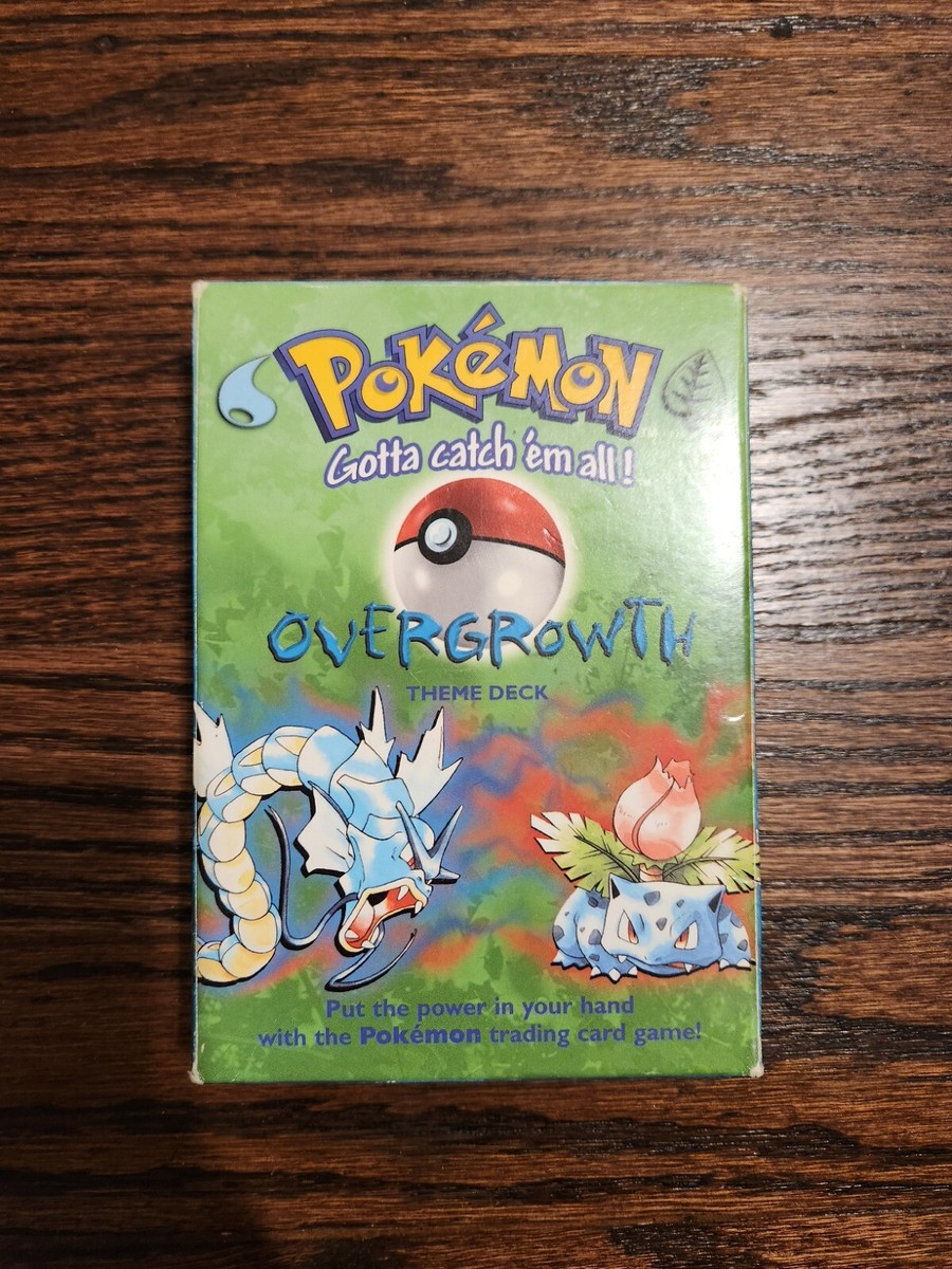 Pokemon Overgrowth Theme Deck - Box W/ Rule Book, Damage Counters