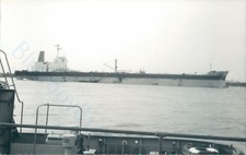 American steam Tanker coronado off gravesend 1984 ship photo view 2