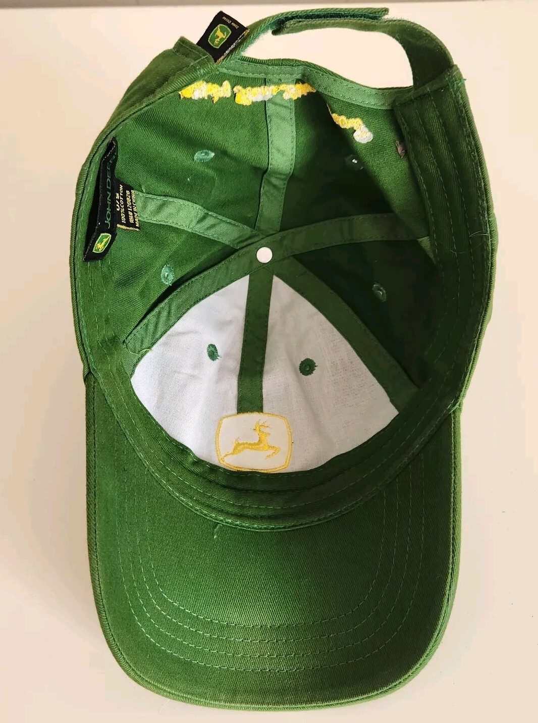 John Deere Hat Cap Adjustable Green - image 3