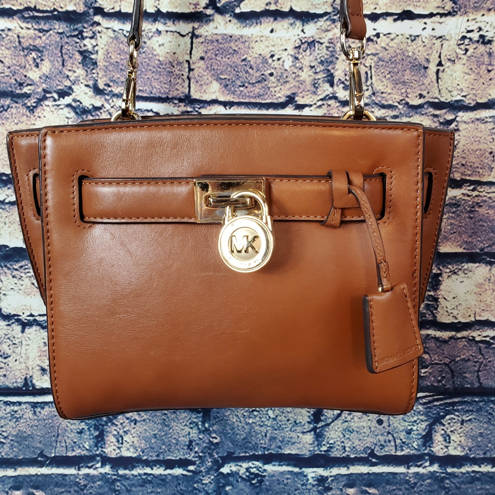 MICHAEL Michael Kors Hamilton Small Messenger Bag Sun Tan