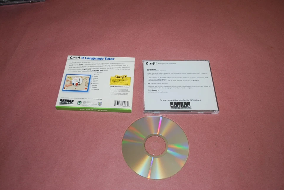 9 Language Tutor-WIN/MAC CD ROM -Snap!-2003 - Image 2 of 2