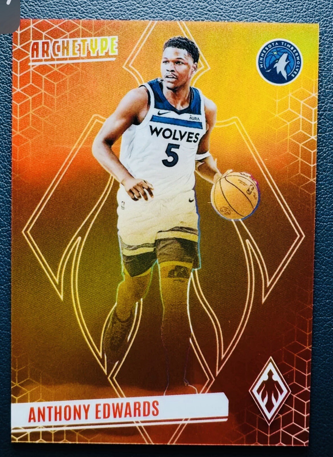 2023-24 Panini Phoenix Anthony Edwards Archetype Case Hit SSP #2 - Timberwolves