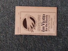 A2c Ephemera 1918 Advert Ess Viotto H Bronnley