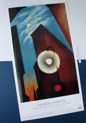 GEORGIA O'KEEFFE ORIGINAL 2006 NEW YORK WITH MOON EXHIBITION