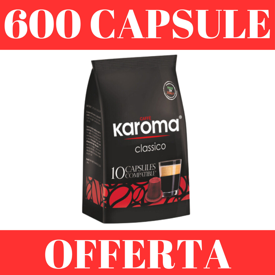 600 Capsule compatibili Nespresso* Caffè Karoma - Espresso Classico