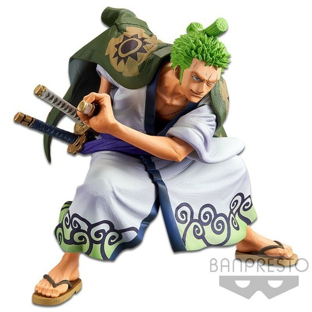 One Piece Roronoa Zoro Figure King Of Artist Wanokuni Licensed Banpresto For Sale Online Ebay
