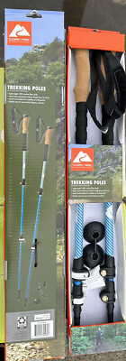 Ozark Trail Lightweight Carbon Fiber Adjustable Quick Lock Trekking Poles