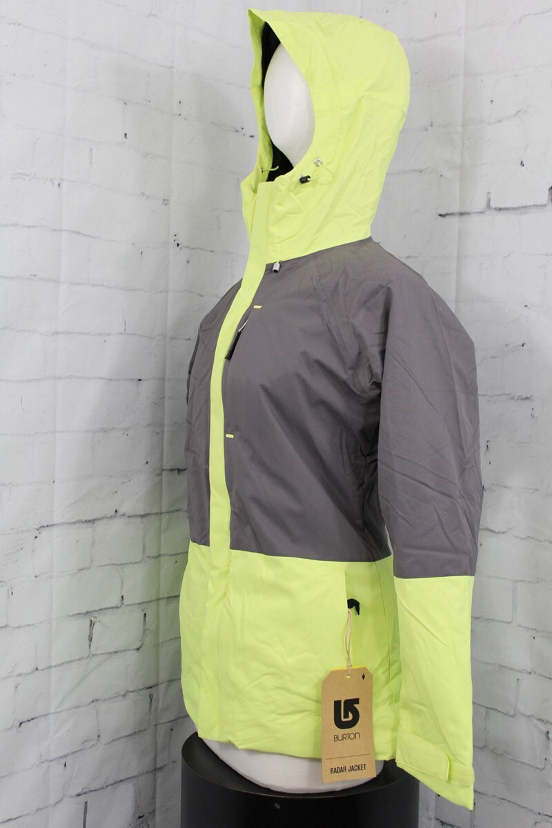 Burton Radar Snowboard Jacket Women's Small Heather Sunny Burton Radar Snowboard Jacket Women's Small Heather Sunny