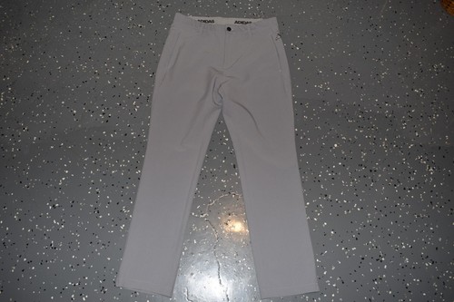 Adidas GOLF 30x30 Pantalone Uomo 3-STRIPE Flat Front Poly Spandex Grigio - Foto 2 di 7
