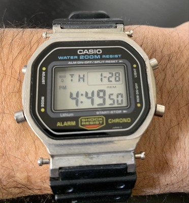 CASIO G-SHOCK DW-5600 MODULE 691 デジタル腕時計 CASIO G-SHOCK DW-5600 MODULE 691 デジタル腕時計 Vintage