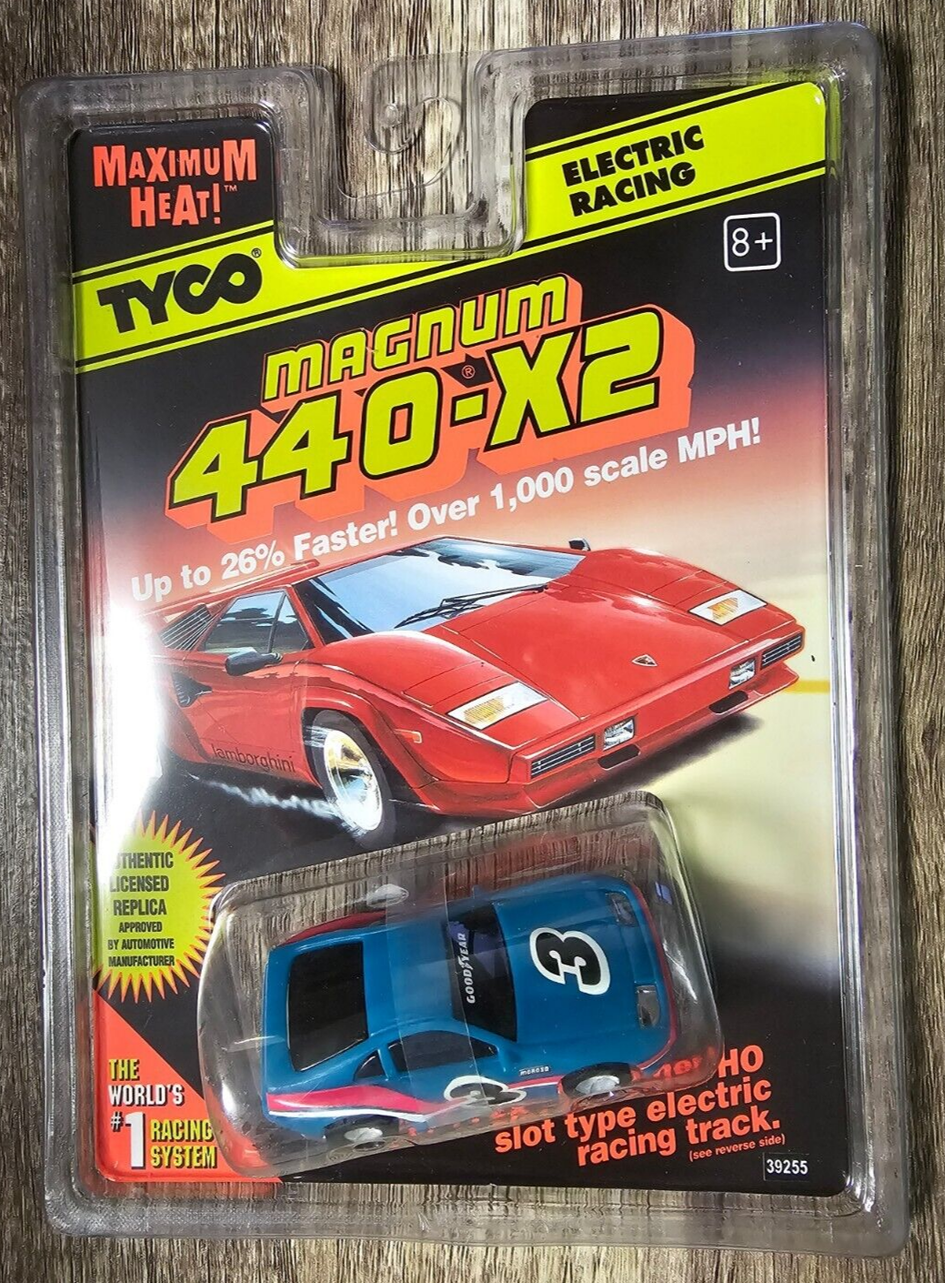 TYCO HO Slot Car Magnum 440 X2 Nissan #3 New Old Stock