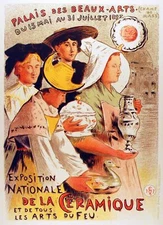 2098 Ceramic Exposition Decoration POSTER.Graphics to decorate home office.Art