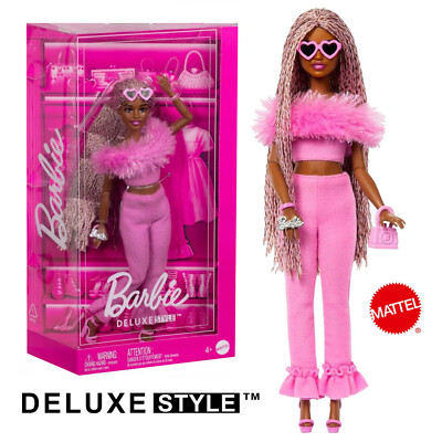 NRFB poupée doll 2024 BARBIE DELUXE STYLE AA #4 fines tresses Pink HYV28