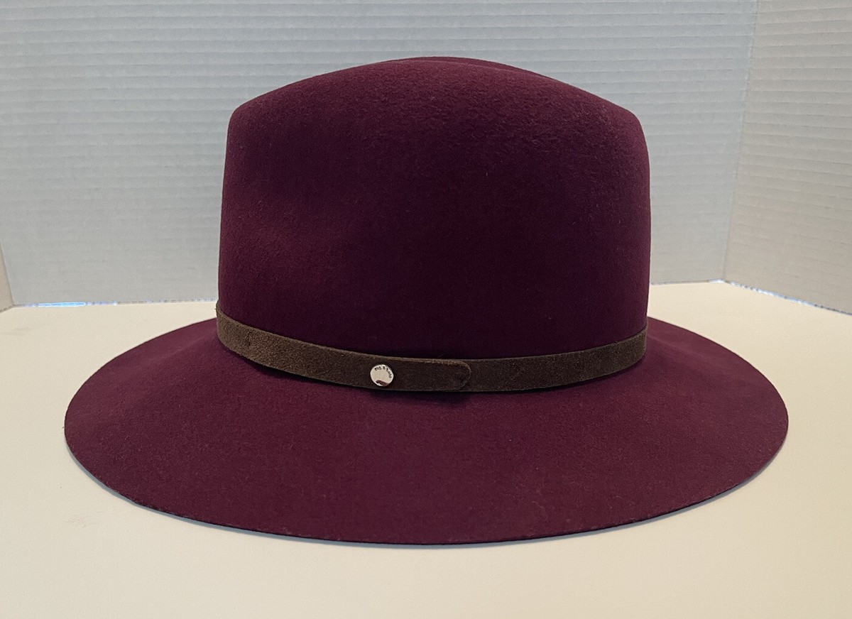 RAG & BONE Floppy Brim Felted‎ Wool Fedora Rag & Bone Women Black Wool Felt Floppy Brim Leather Band  main image 2