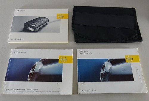 Carpeta de a bordo + manual de instrucciones / manual Opel Zafira B stand 01/2007