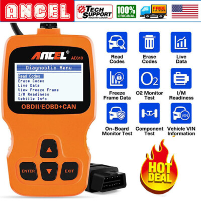 Ancel AD310 Car OBD2 Scanner Code Reader Auto Diagnostic Scan Tool Check Engine