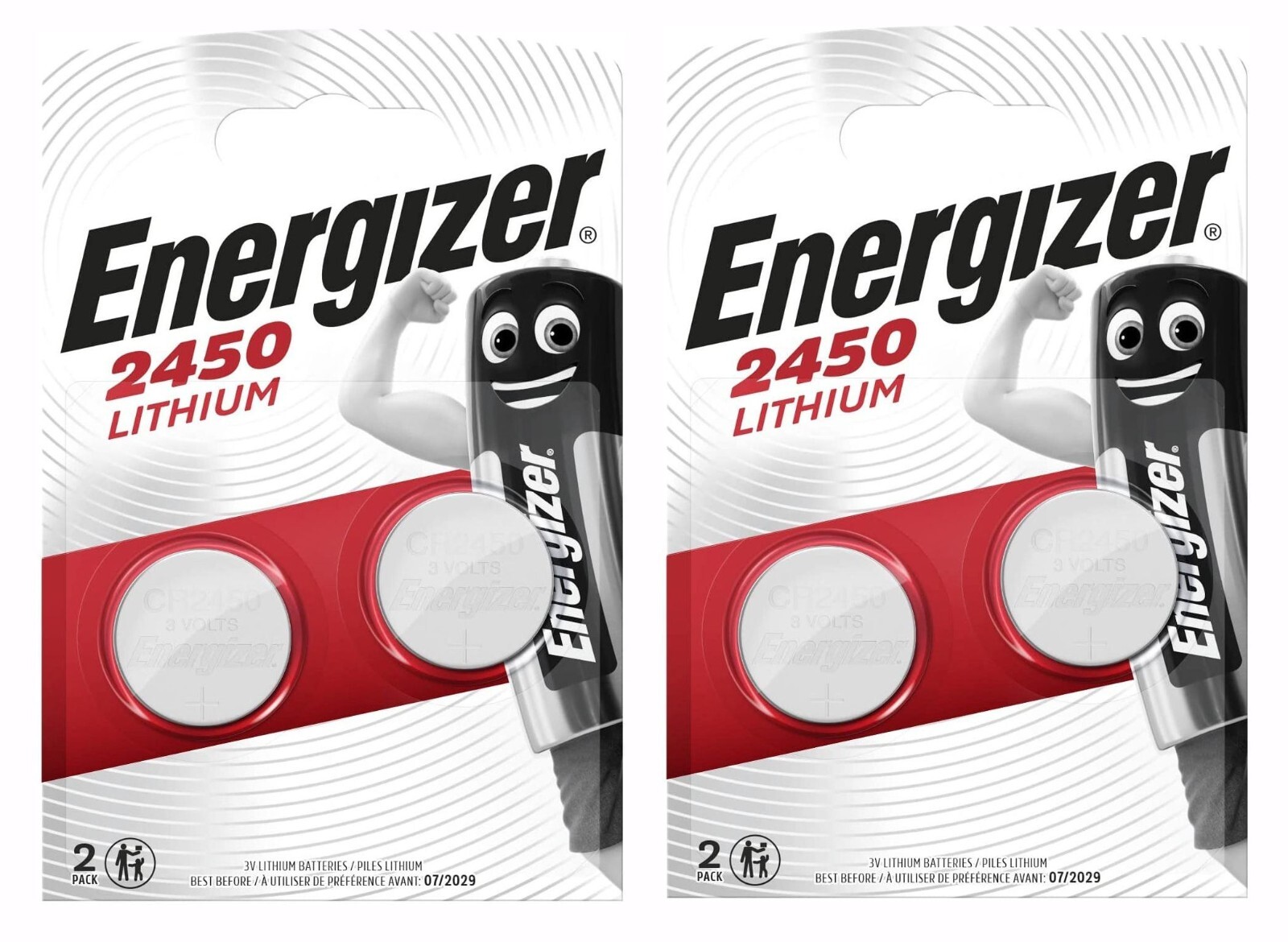 ENERGIZER CR2450/2450 Batteries 3V Lithium Coin Cell. Pack Of 2 Batteries - Image 10