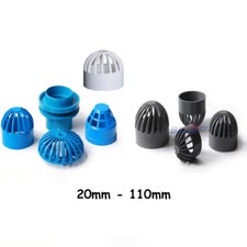 PVC Pipe Fittings Tank Drainage Pipe End Caps Water Drainage Filter For Aquarium