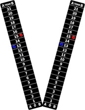 Cornhole Scoreboard with Magnetic, 2 Score Keppers Keep Track of Score for Corn
