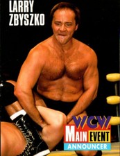 1995 Cardz WCW Main Event Wrestling Card #50 Larry Zbyszko
