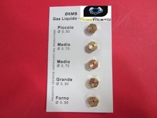 CANDY HOOVER UGELLI INIETTORI CUCINA PIANO COTTURA 4 FUOCHI + FORNO GPL BOMBOLA