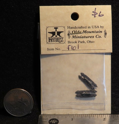 " H " Style Hinge (NON-Working) ok Hispanic Door 1:12 Miniature #F101 Tin Finish - Picture 2 of 3