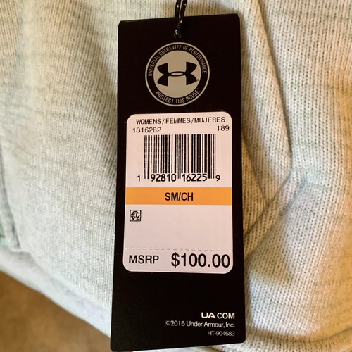 Under Armour Women's Wintersweet 2.0 Full Zip Hoodie (Atlas Green Fade Heather) - Picture 6 of 9