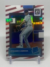 2022 Panini Donruss Optic Edward Cabrera Rated Freedom Prizm /46 #52 Rookie RC