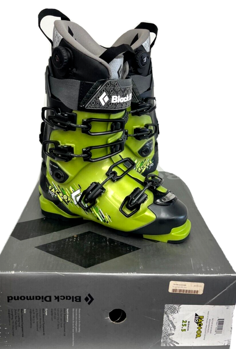 SALOMON Scarpone da sci Black Diamond Factor 110 nuovo con scatola taglie 25 5 28 5 29 5 7 5 10 5 11 5 uomo