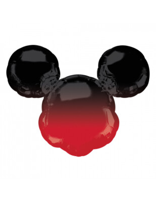 Mickey Mouse Ear Foil Balloon Kids Birthday Party Decoration Red