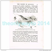 LA TURBIE, FRANCE, BOOK ILLUSTRATION/PRINT, 1926