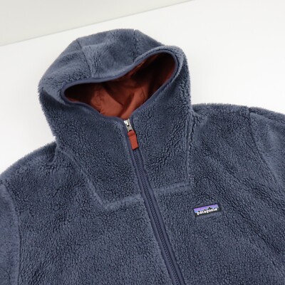 Patagonia Rhythm Wool Sherpa Retro-X Fleece Hoody Jacket Mens L