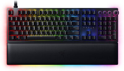 Razer Huntsman V2 Analog Gaming Keyboard Optical Switches RGB USB-C UK