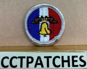 Bsa Liberty Bell Citizenship In The Nation Merit Badge Boy Scout Patch Ebay