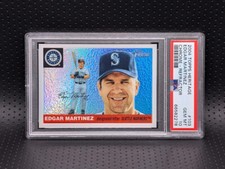 2004 Topps Heritage Chrome Edgar Martinez SP Refractor /555 PSA 10 Retrofractor
