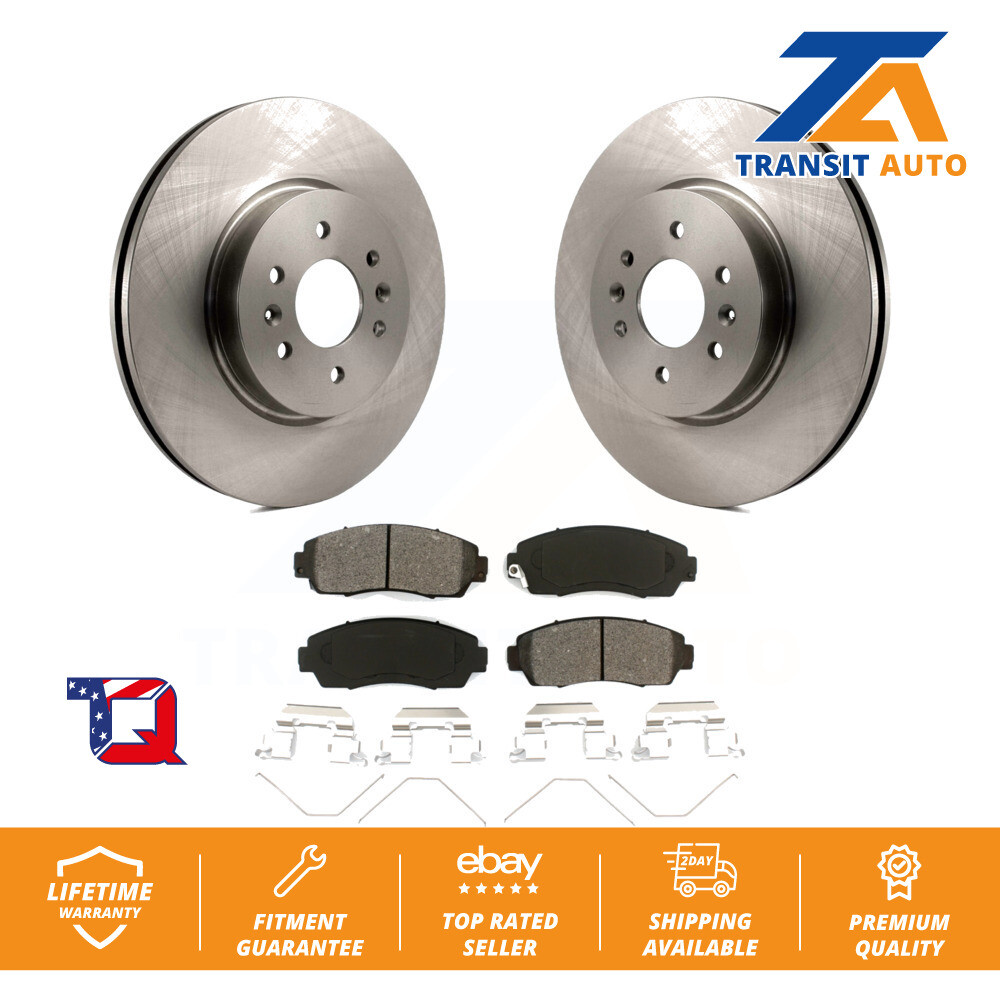 Front Disc Brake Rotors And SemiMetallic Pads Kit For 20112014 Honda Odyssey 827098286099 eBay