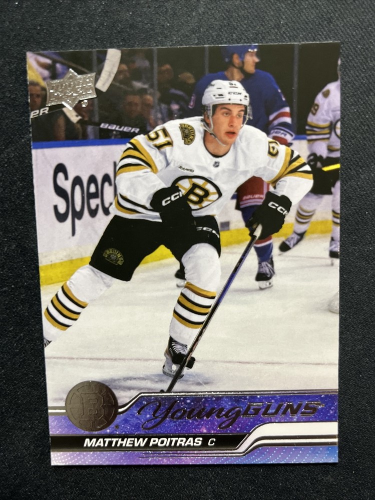 23-24 UD Series 2 Hockey Young Guns 478 Matthew Poitras