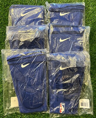 Lot Of 6 Team Issued Nike Pro Padded Shin Pads Golden State Warriors NBA 2X/3X