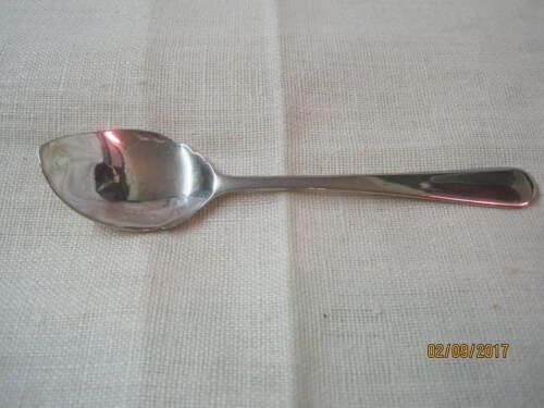 Vintage England EPNS Silver Plate curved bowl Spoon fiddle pattern - Foto 1 di 2