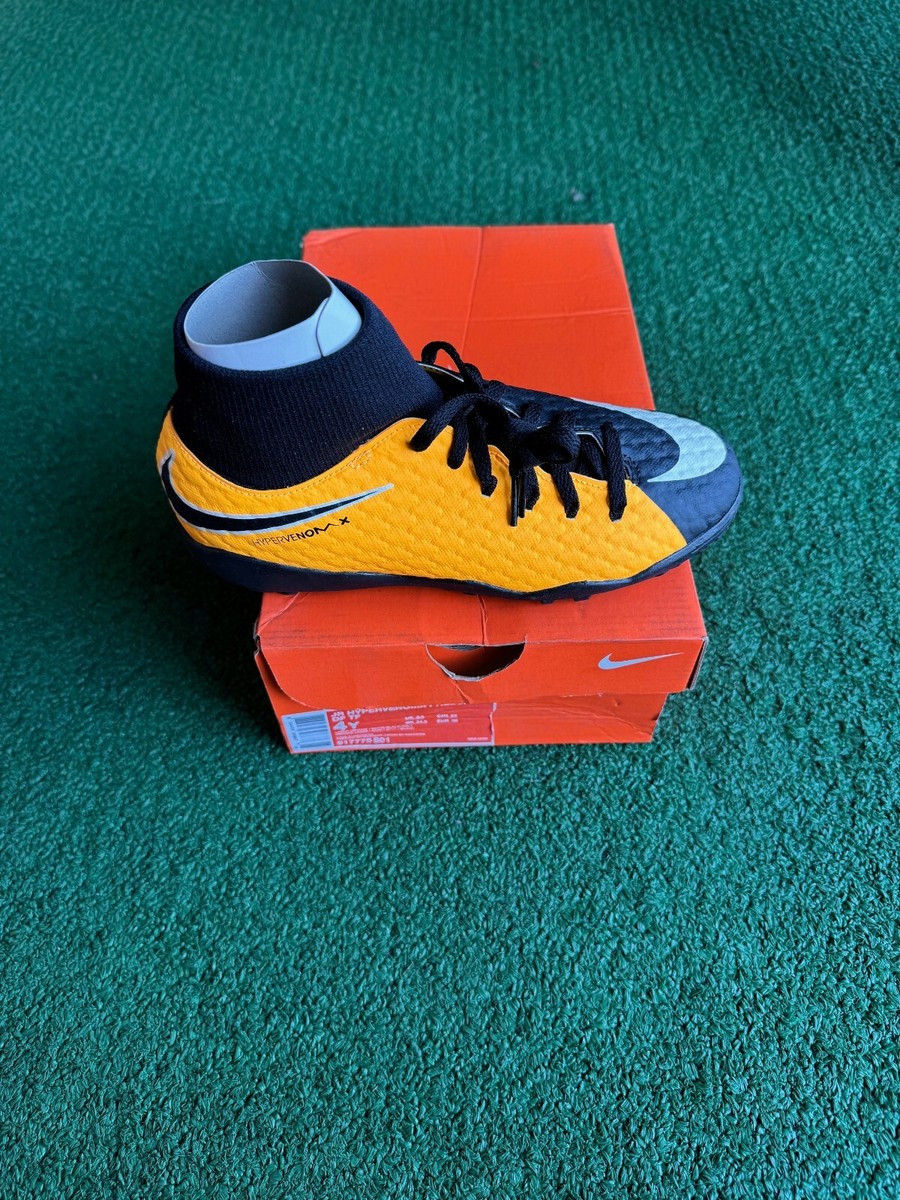 Nike Jr HypervenomX Phelon 3 DF TF Kids' Soccer Shoe - Orange | eBay