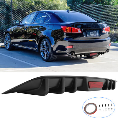 For Lexus IS350 IS300 IS250 IS200t Rear Bumper Diffuser Lip Spoiler Matte Black