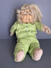 Vtg Cabbage Patch Kids 1978 1982 Girl Blonde Hair Blue Eyes Xavier Roberts
