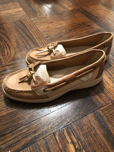 women's angelfish metallic boat shoe