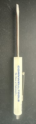 Cornwell Quality Tools Mini Flat Head Pocket Screwdriver with Magnetic Top