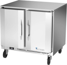 Victory Refrigeration VUR36HC 36" Two-Section Reach-In Undercounter Refrigerator