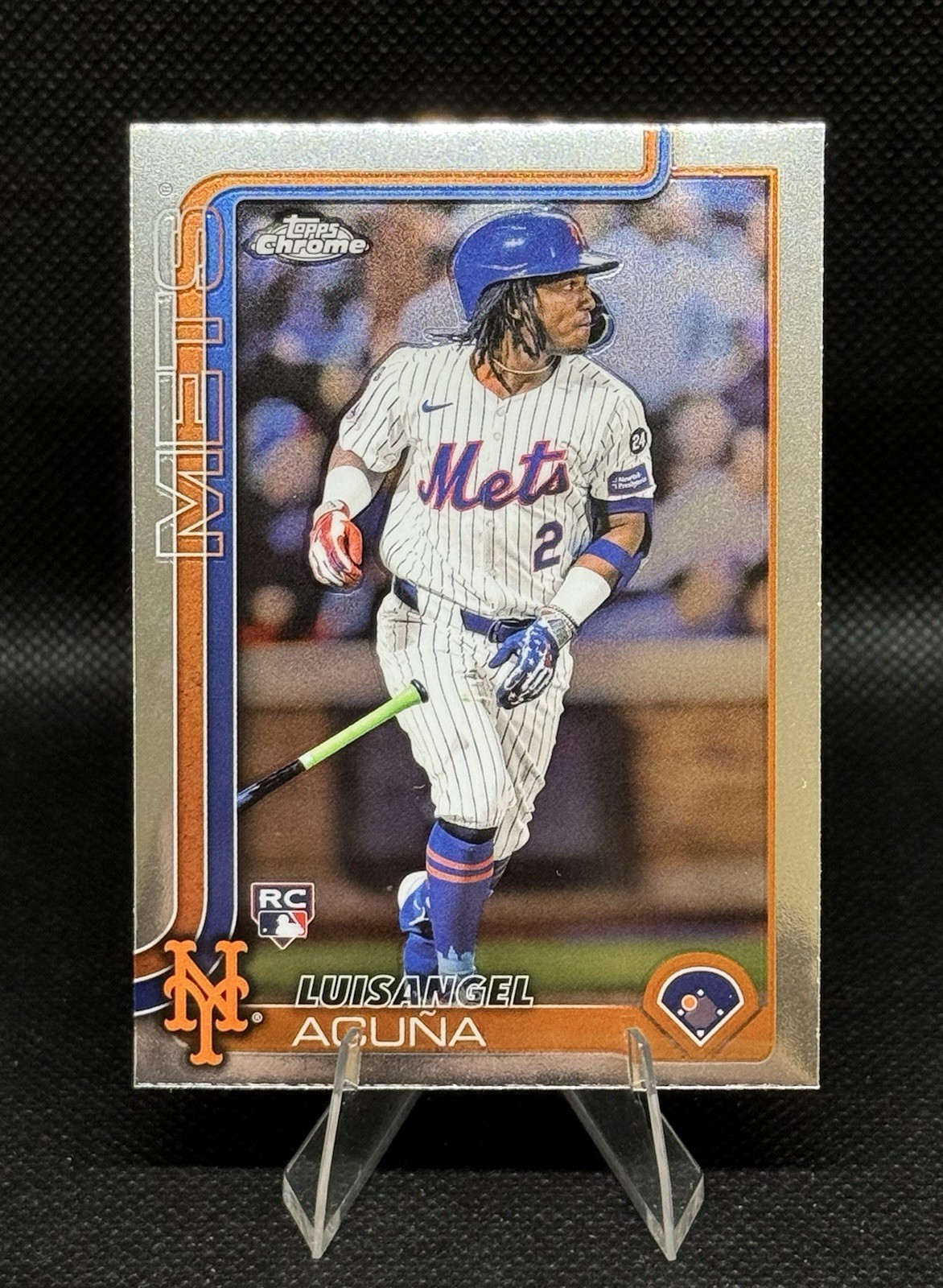 2025 Topps Chrome - Luisangel Acuna #56 (RC)