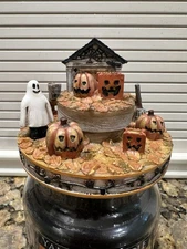 Halloween Candle Topper Our America Trick-or-Treat **EUC