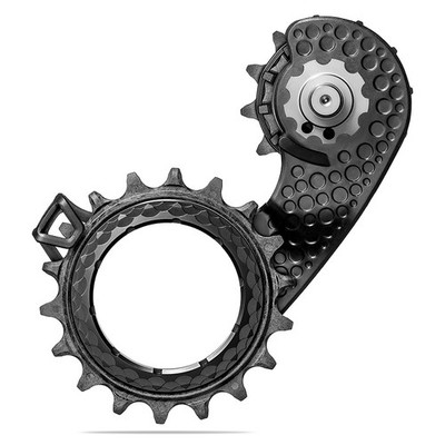 ABSOLUTE BLACK Schaltwerkkäfig HOLLOWCAGE kompatibel mit SHIMANO 9200 CARBON